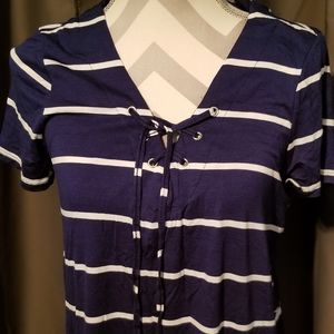 NWT, WISHFUL PARK SHORT SLEEVE WITH TIE
